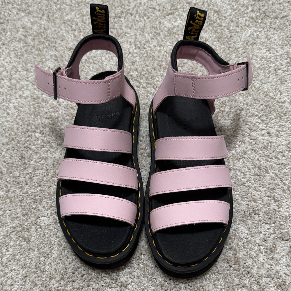 Dr. Martens Pink Platform Sandals